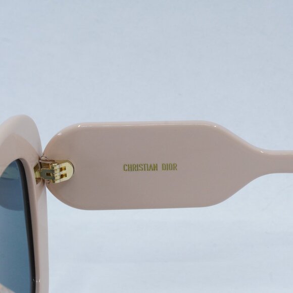 Dior DIORBOBBY B1U 40C0 Sunglasses Pink Butterfly Frame, Green Lenses main image 5